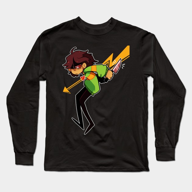 [Deltarune] Heartbreaker Long Sleeve T-Shirt by SunstarXD